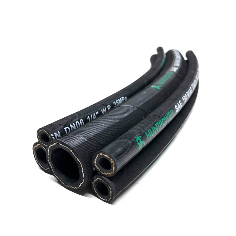 Single Layer Steel Wire Braid Hydraulic Hose SAE100 R1AT – DIN/EN853 1SN